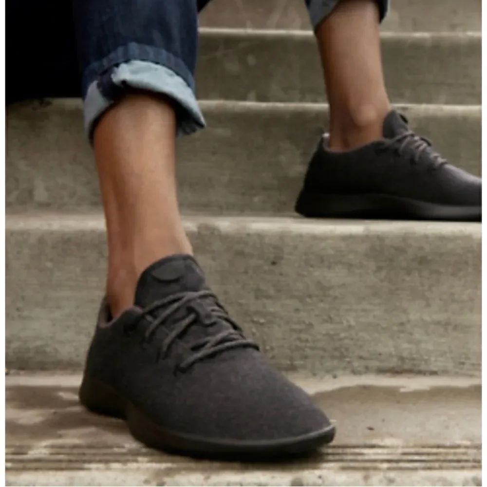 allbirds Men's Wool Runners in Gray Size 12 / excellent